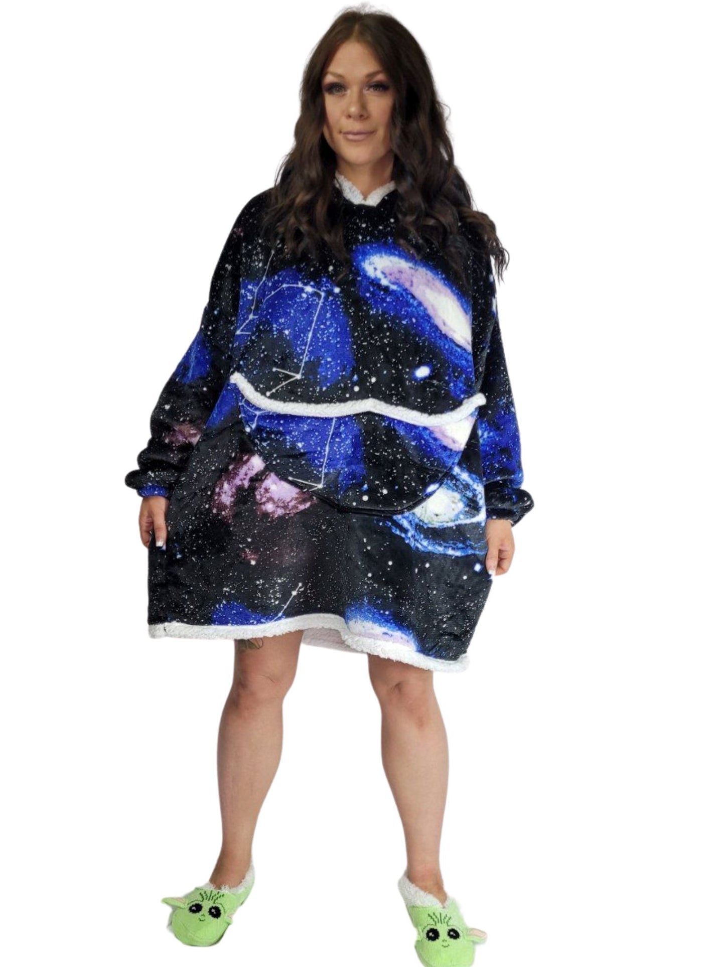 Oversized Blanket SNOODI Jumpers- 5 designs oversized hoody Aambers Goodies xx Midnight Galaxy - 6-22 au (XS-5XL) 