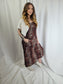PARKER Brown Leopard Maxi Overall Dress Dresses Aambers Goodies xx 