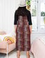 PARKER Brown Leopard Maxi Apron Dress Dresses Aambers Goodies xx 