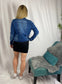 REVERSIBLE Jackets 3 Designs- Camo/Light Blue, Pin Stripe/Dark Denim & Floral Dark Garden/Dark Denim Aambers Goodies xx 