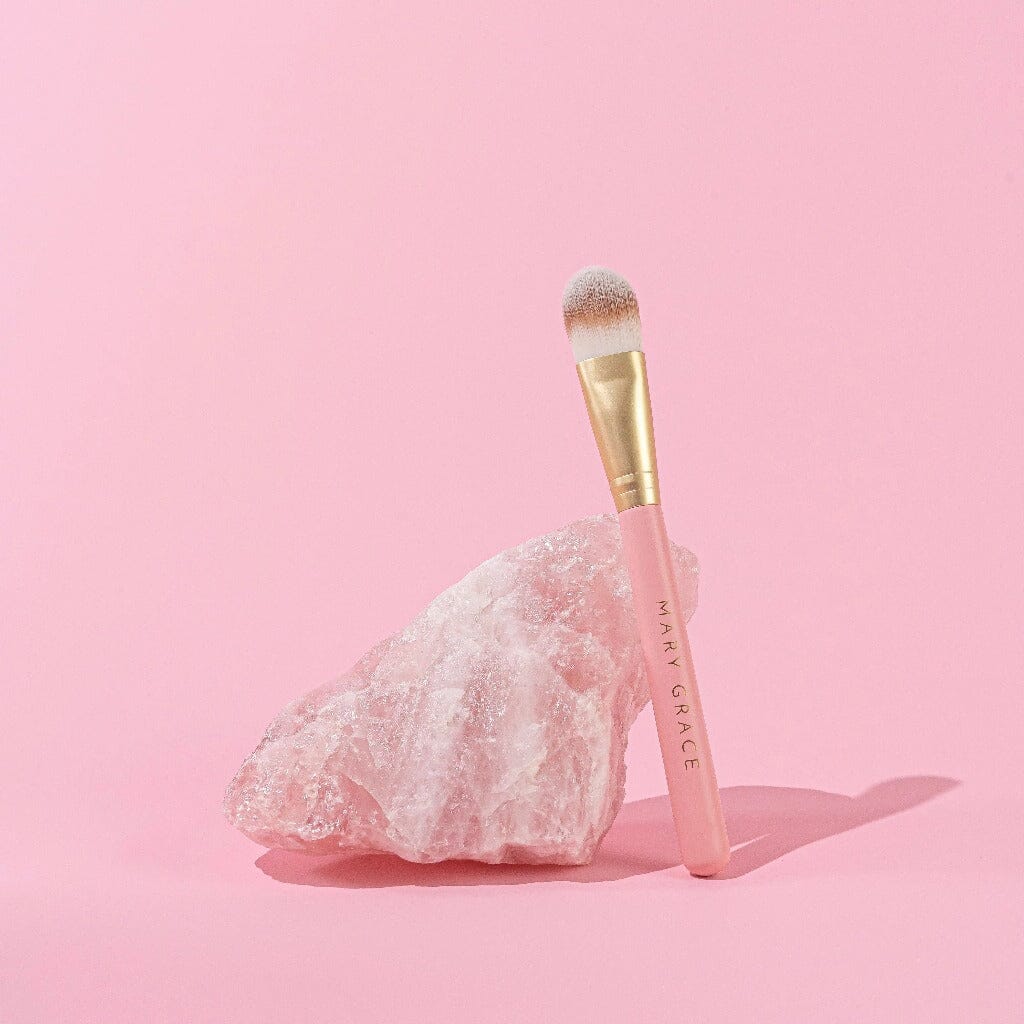 Sensitive Pink Clay Face Mask & Applicator Brush Set Aambers Goodies xx 