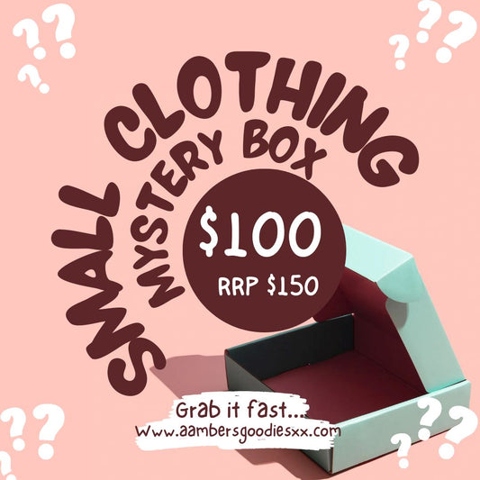 SMALL CLOTHING MYSTERY BAG with $150 RRP mystery bag Aambers Goodies xx 