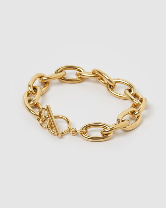 THESSY Gold Chain Bracelet - GOLD Accessories Aambers Goodies xx 