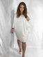 WHITNEY White Cream Kaftan Dress/ Long top Dress Aambers Goodies xx 
