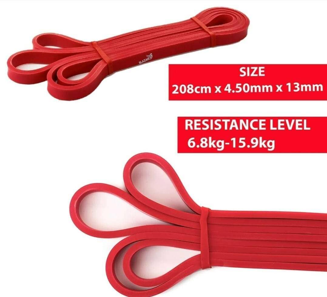 X1 Red Long Arm Stretch Resistance Band Aambers Goodies xx 