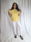 Yellow Graphic Design T-Shirt - Handmade Tshirt Aambers Goodies xx 